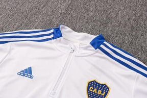 Agasalho Boca Juniors 21/22 Branco - Com Fecho