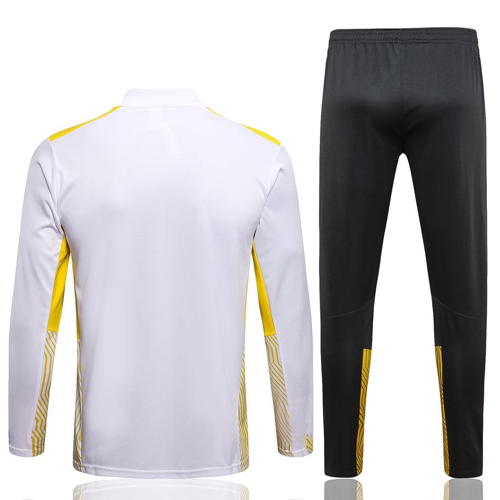 Agasalho Borussia Dortmund 21/22 Branca - Com Fecho
