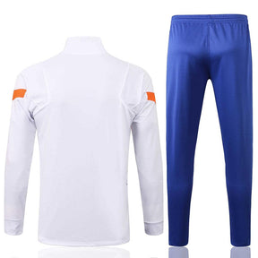 Agasalho Chelsea 21/22 Branco e Azul - Com Ziper