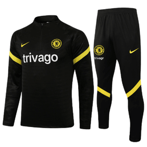 Agasalho Chelsea 21/22 Preta - Com Fecho