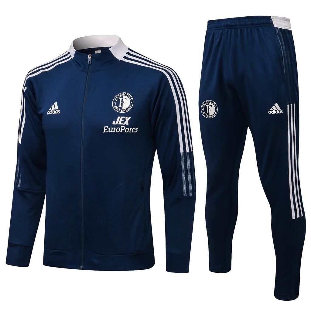 Agasalho Feyenoord 21/22 Azul - Com Ziper