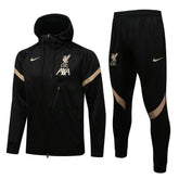 Agasalho Liverpool 21/22 Preta - Com Capuz