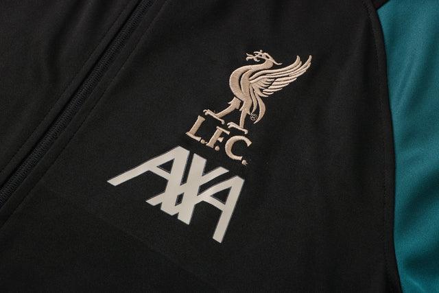 Agasalho Liverpool 21/22 Preta - Com Ziper