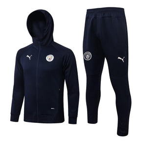 Agasalho Manchester City 21/22 Azul Esuro - Com Capuz