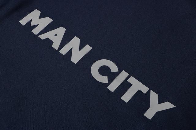 Agasalho Manchester City 21/22 Azul Esuro - Com Capuz