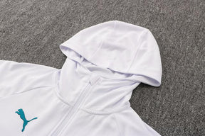 Agasalho Manchester City 21/22 Branco - Com Capuz
