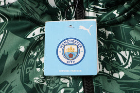Agasalho Manchester City 21/22 Preta e Verde - Com Ziper