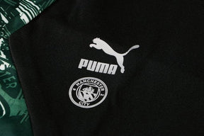 Agasalho Manchester City 21/22 Preta e Verde - Com Ziper