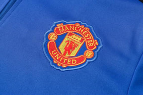 Agasalho Manchester United 21/22 Azul - Com Fecho