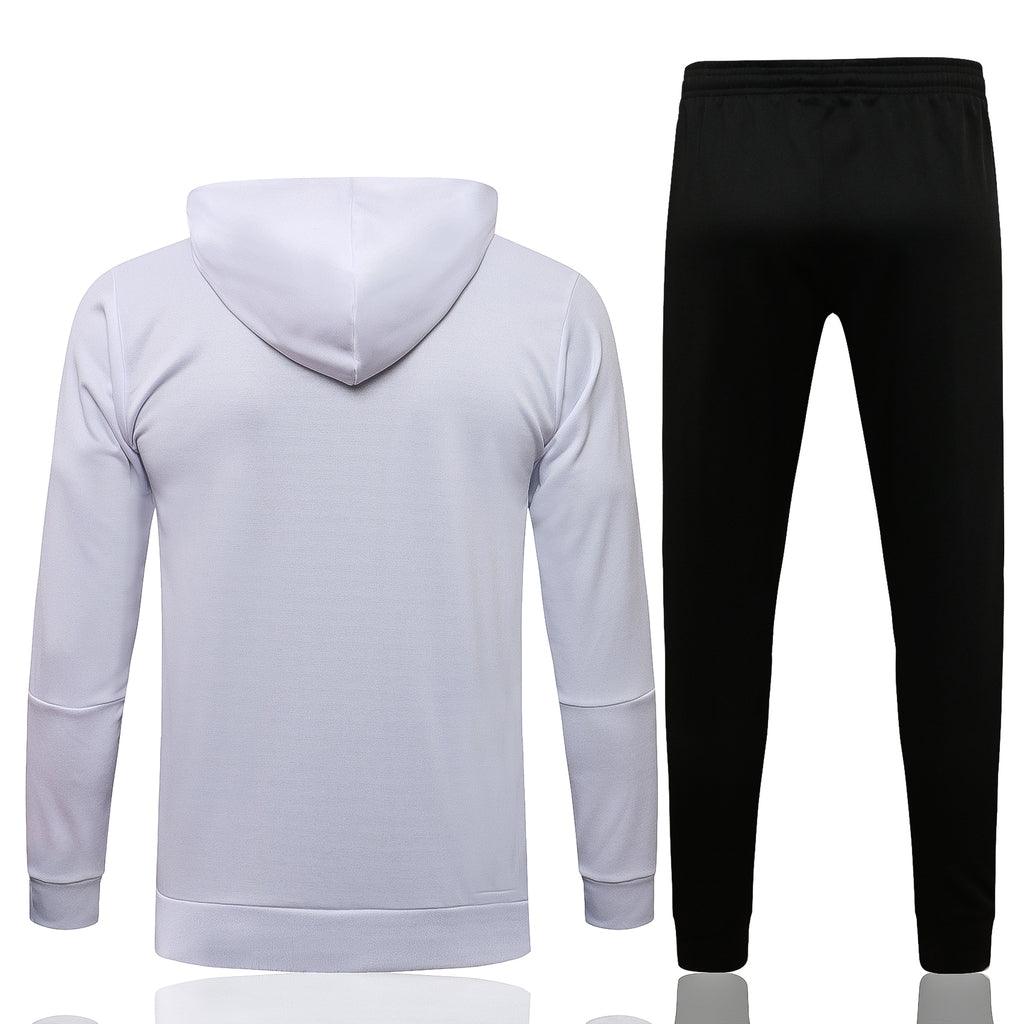 Agasalho Manchester United 21/22 Branca - Com Capuz