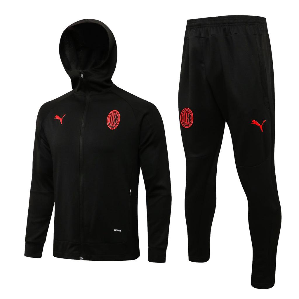 Agasalho Milan 21/22 Preta - Com Capuz