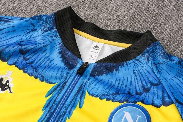Agasalho Napoli 21/22 Amarelo e Preto - Com Ziper