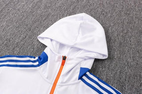 Agasalho Real Madrid 21/22 Branca - Com Capuz
