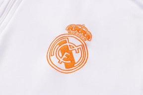 Agasalho Real Madrid 21/22 Branco - Com Fecho