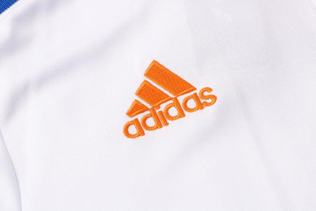 Agasalho Real Madrid 21/22 Branco - Com Fecho