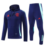 Agasalho Flamengo Azul Escuro Com Capuz 2025/26