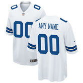 Dallas Cowboys - Custom NFL Game Jersey - Branco