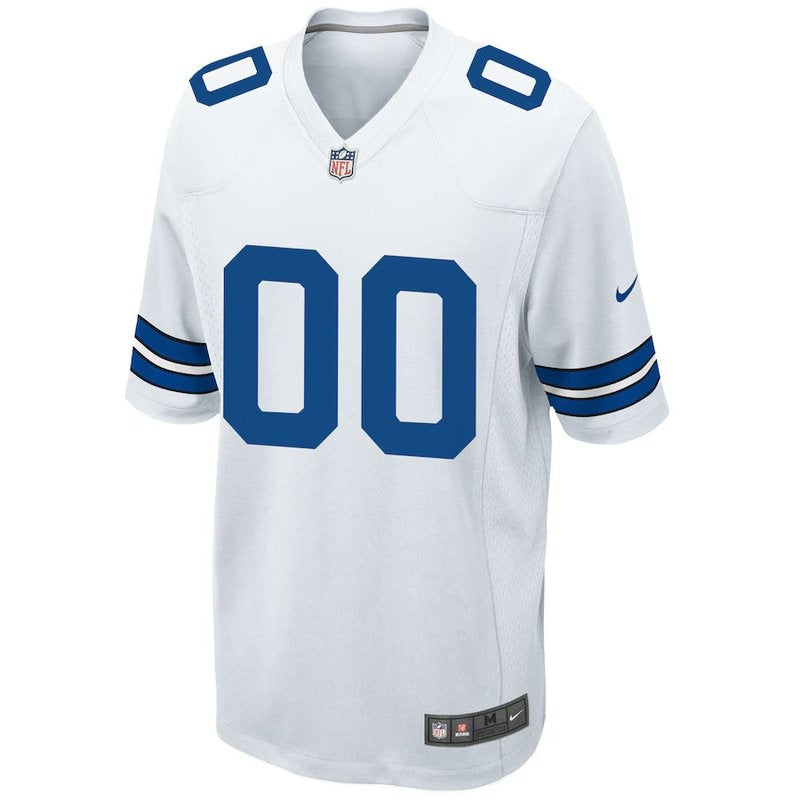 Dallas Cowboys - Custom NFL Game Jersey - Branco
