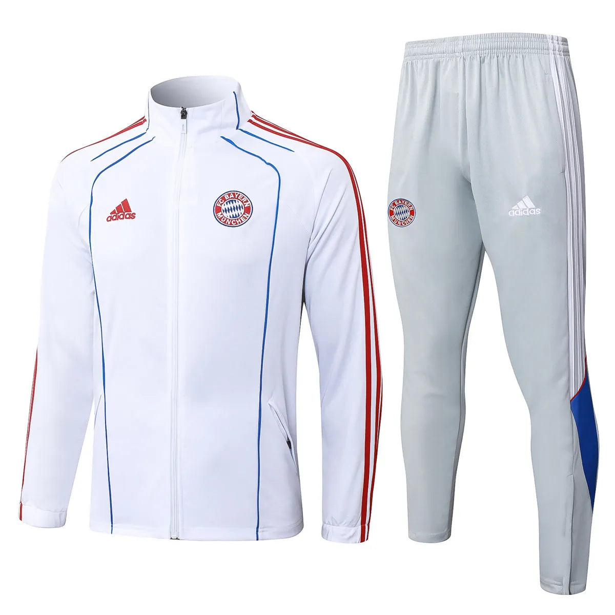 Agasalho Bayern de Munique 2025/26 Branco - Com Ziper