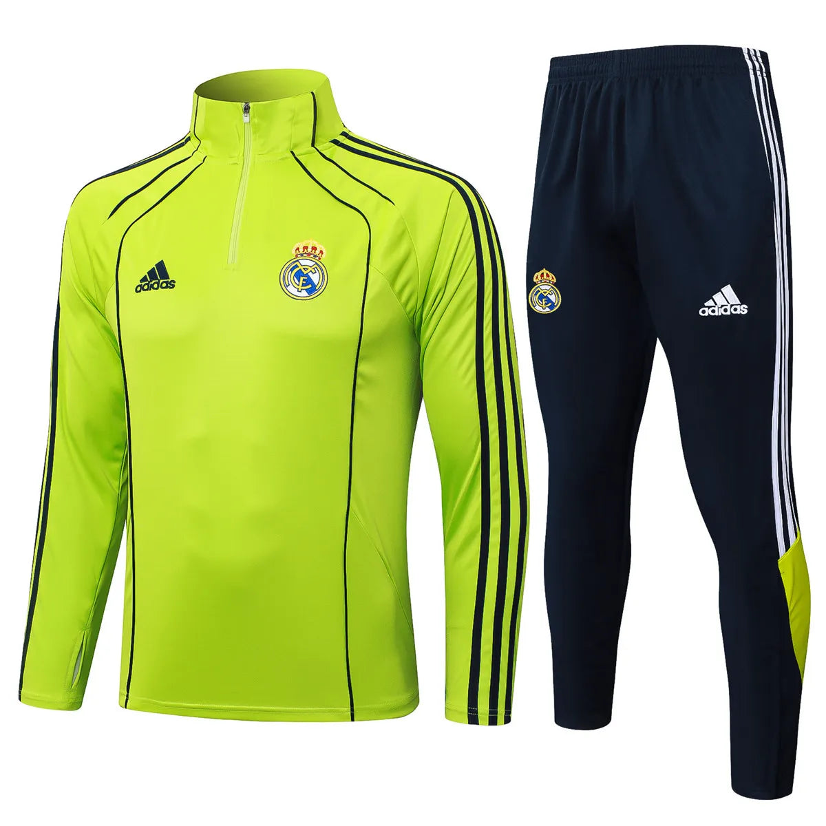 Agasalho Real Madrid 2025/26 Amarelo Claro - Com Fecho