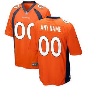 Denver Broncos - Custom NFL Game Jersey - Laranja