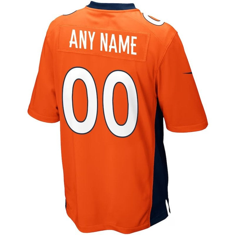 Denver Broncos - Custom NFL Game Jersey - Laranja
