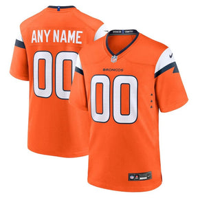 Denver Broncos - Mile High Collection - Custom NFL Game Jersey - Laranja
