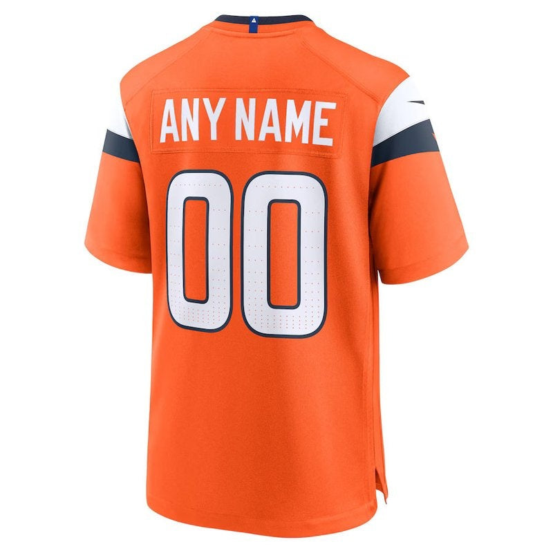 Denver Broncos - Mile High Collection - Custom NFL Game Jersey - Laranja