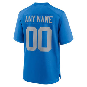 Detroit Lions - Alternate Custom NFL Game Jersey - Azul
