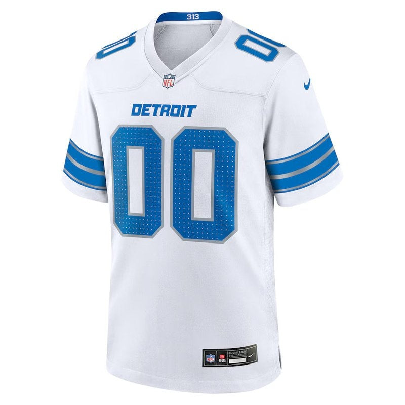 Detroit Lions - Custom NFL Game Jersey - Branco