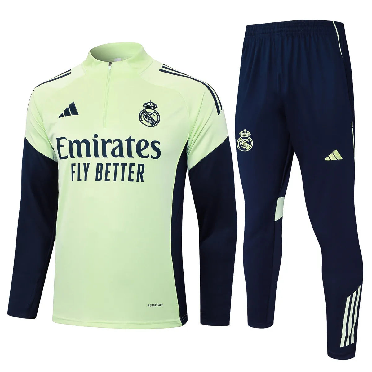 Agasalho Real Madrid 2025/26 Verde Claro - Com Fecho