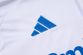 Agasalho Real Madrid 2025/26 Branco - Com Fecho
