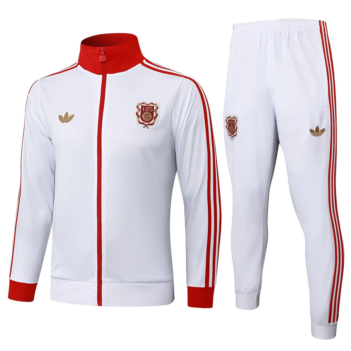 Agasalho Bayern de Munique 2025/26 125 Anos Branco - Com Ziper