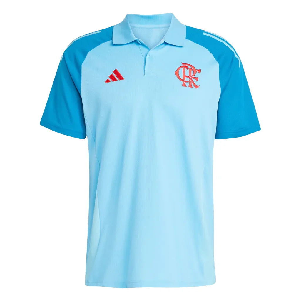 Camisa Flamengo Polo Azul Claro 2025/26