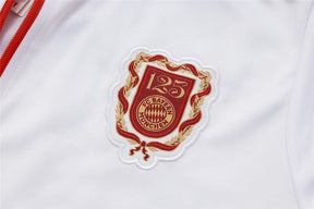Agasalho Bayern de Munique 2025/26 125 Anos Branco - Com Ziper