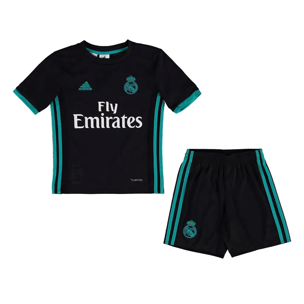 Kit Infantil Retro Real Madrid 2017/18 Away
