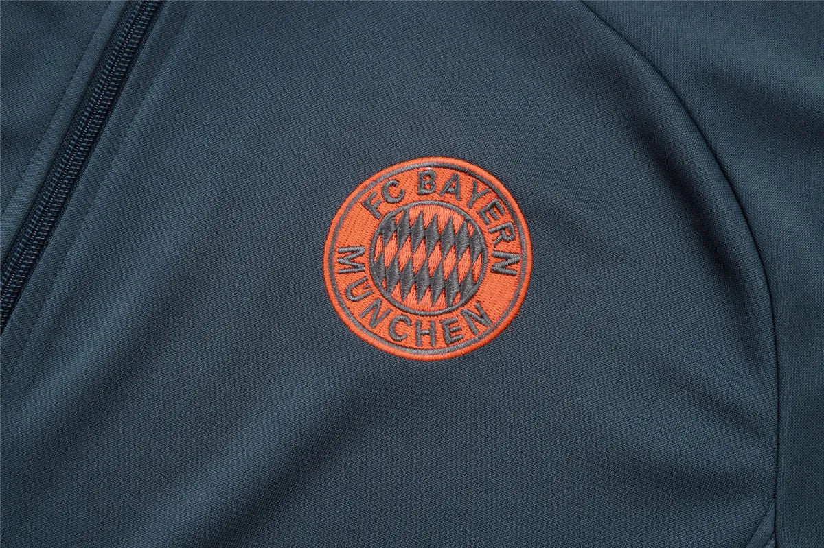 Agasalho Bayern de Munique 2025/26 Cinza - Com Ziper