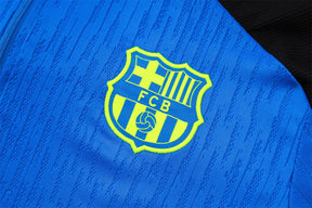 Agasalho Barcelona 2024/25 Azul Claro  - Com Fecho