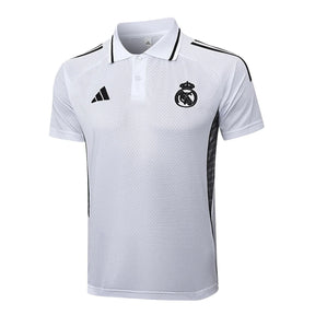 Camisa Real Madrid 2025/26 Edição Polo - Branco II - Versão Torcedor