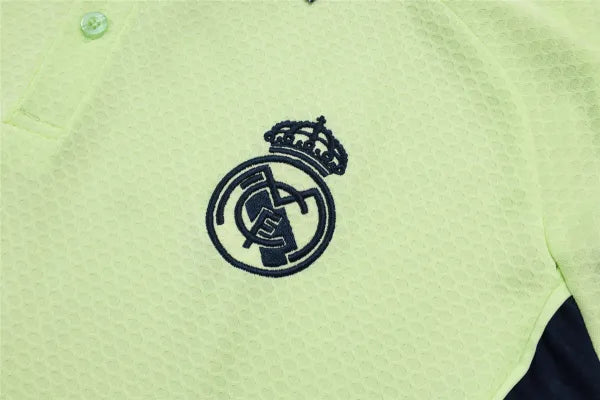 Camisa Real Madrid 2025/26 Edição Polo - Verde Claro - Versão Torcedor