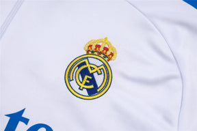 Agasalho Real Madrid 2025/26 Branco - Com Fecho