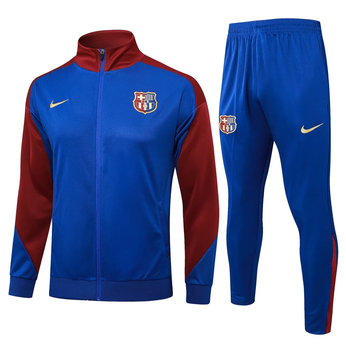 Agasalho Barcelona 2024/25 Azul - Com Ziper