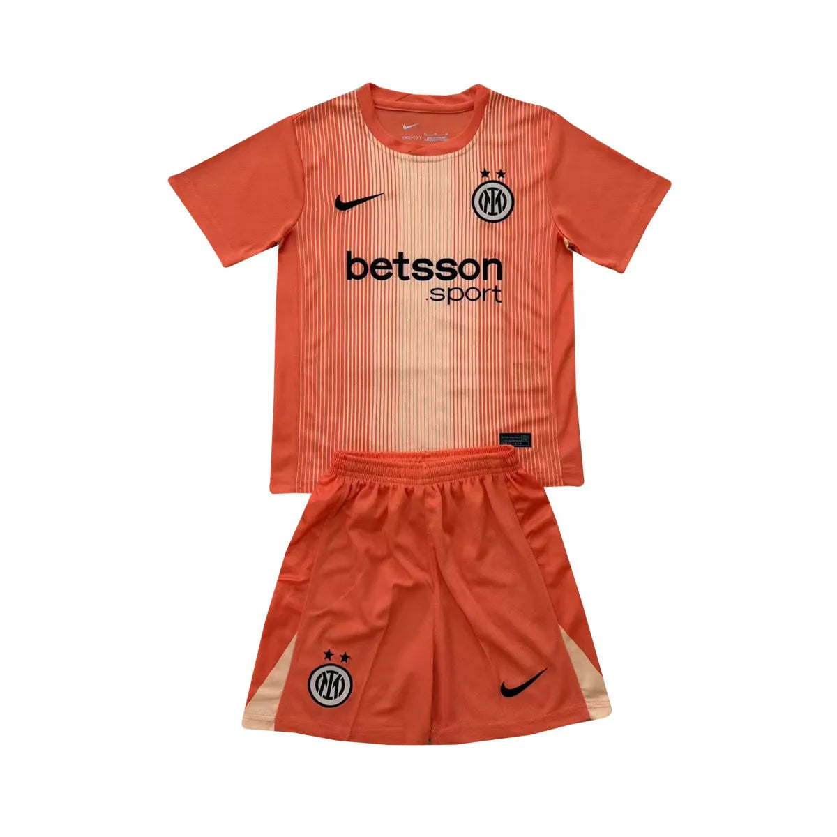 Kit Infantil Inter de Milão 2025/26 Goleiro - Laranja