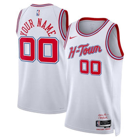 Houston Rockets Unisex 23/24 NBA Jersey - Branco - City Edition