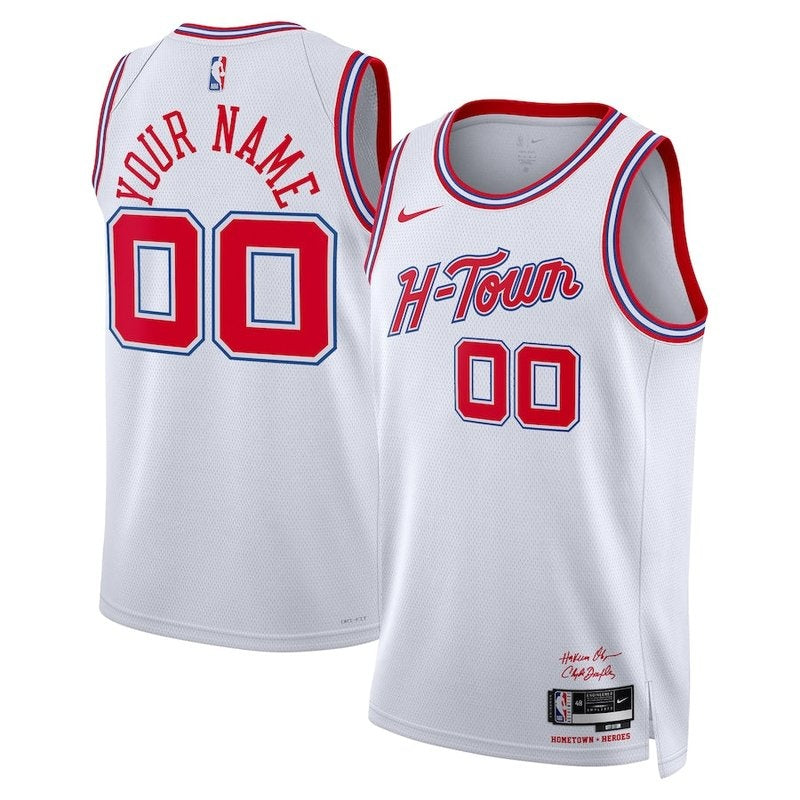 Houston Rockets Unisex 23/24 NBA Jersey - Branco - City Edition