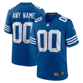 Indianapolis Colts NFL Alternate Game Jersey Customizável - Azul