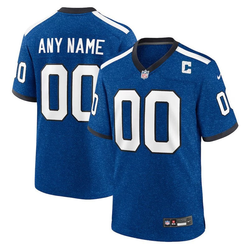 Indianapolis Colts NFL Vapor Jersey Customizável - Azul