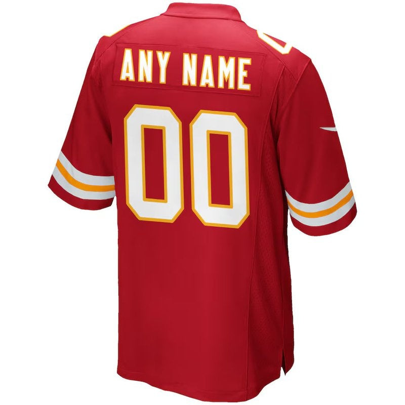 Kansas City Chiefs - Custom NFL Game Jersey - Vermelho