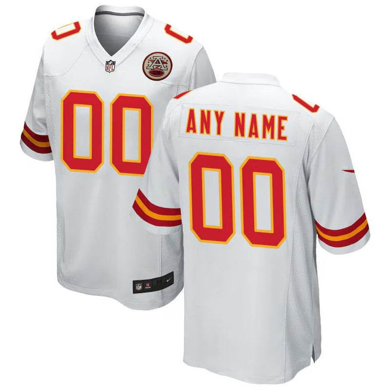 Kansas City Chiefs - Custom NFL Game Jersey - Branco