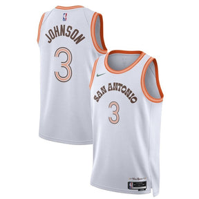 Keldon Johnson San Antonio Spurs Unisex 23/24 NBA Jersey - Branco - City Edition